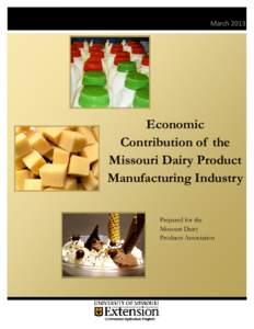 Microsoft Word - Missouri Dairy Mfg Economic Impact.docx