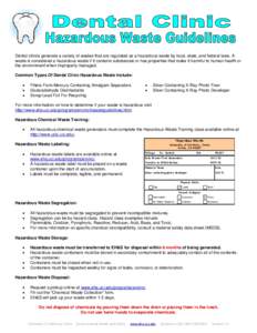 Microsoft Word - Dental Clinic Waste Guidline V1.5.doc