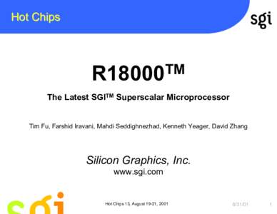 Central processing unit / Microprocessors / CPU cache / Cache / Computer memory / R10000 / Microarchitecture / AMD 10h / R8000 / Computer hardware / Computer architecture / Computing