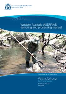 Government of Western Australia Department of Water Western Australia AUSRIVAS sampling and processing manual