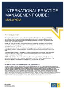 International Practice Management Guide - Malaysia