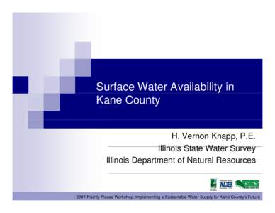 Microsoft PowerPoint - KC-06-Knapp_Surface_Water_Availability_in_Kane_County.ppt [Compatibility Mode]