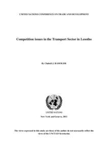 Microsoft Word - Lesotho Transport Sector Analysis-Feb28.rev.doc