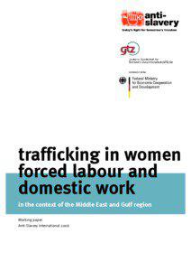 trafficking in women forced labour and domestic work