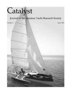 Catalyst Journal of the Amateur Yacht Research Society Number 4 April, 2001