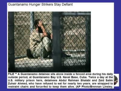 Global Lawyers and Physicians  History of Hunger Strikes at GTMO • Early hunger strikes in Feb-May 2002 – Protest of detention without legal process and harsh conditions
