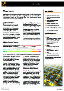 XJFlash  www.xjtag.com Overview