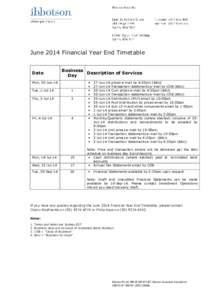 2014 Ibbotson client timetable (Final)