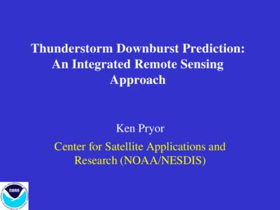 Forecasting Convective Downburst Potential Using GOES Sounder D