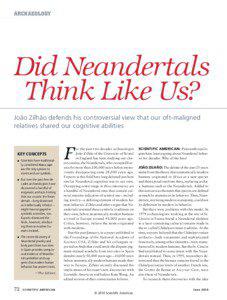 archaeology  Did Neandertals