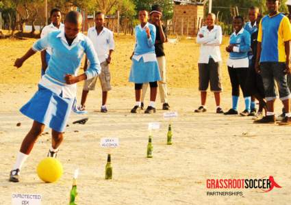 PARTNERSHIPS  WHO WE ARE Founded in 2002, Grassroot Soccer (GRS) uses the power of soccer to educate, inspire and mobilize youth and their communities to live healthier lives. Grassroot Soccer operates its own flagship 