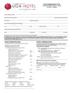 Event Registration Form  GOA Fall Education Conference - #[removed][removed]name - please print or type