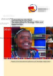 Partnership for the Poor? The Joint Africa-EU Strategy: Risks and Opportunities 2010