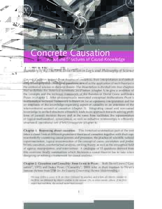 Concrete Causation. About the Structures of Causal Knowledge. �mmary