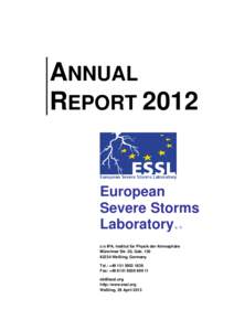 ANNUAL REPORT 2012