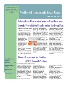 SUPPORTING INDIVIDUALS AND OUR COMMUNITY BY PROVIDING QUALITY LEGAL SERVICES.  Northwest Community Legal Clinic