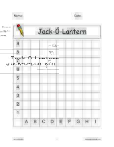 Name:  Date: Jack-0-Lantern 9