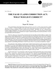 Qui tam / Rockwell International Corp. v. United States / Relator / Ex rel / Fraud / DRC /  Inc. / United States ex rel. Eisenstein v. City of New York / Health care fraud / Law / 37th United States Congress / False Claims Act