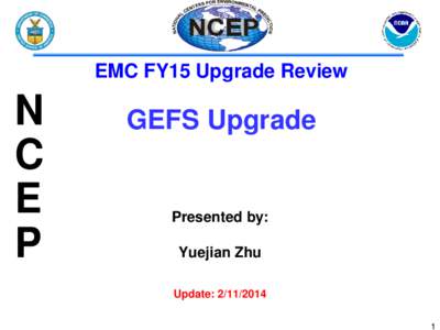 EMC FY15 Upgrade Review  N C E P