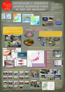 CONSERVATION OF ENDENGERED JAPANESE FRESHWATER FISHES BY ZOOS AND AQUARIUMS