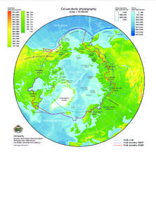 Elevations  Glacier elevations Circum-Arctic physiography