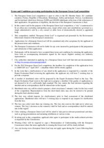 EGL Terms and Conditions 2015