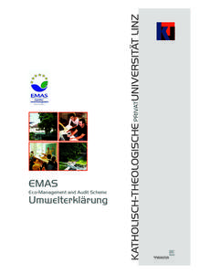 EMAS Eco-Management and Audit Scheme Umwelterklärung  Impressum: