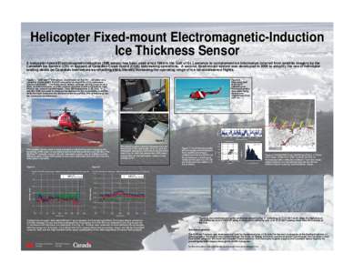 Helicopter Fixed-mount Electromagnetic-Induction Ice Thickness Sensor A helicopter-towed Electromagnetic-induction (EM) sensor has been used since 1996 in the Gulf of St. Lawrence to complement ice information inferred f