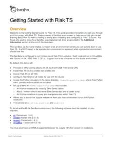 Microsoft Word - Getting Started with Riak TS.doc