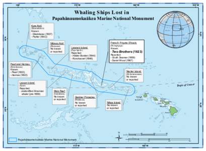 170°W  Whaling Ships Lost in 160°W