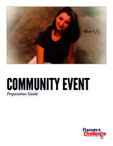 Microsoft Word - Community Event.doc