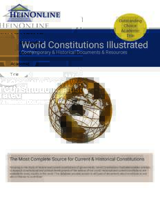 Outstanding Choice Academic Title  World Constitutions Illustrated