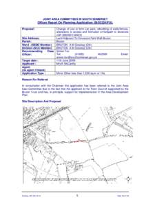 JOINT AREA COMMITTEES IN SOUTH SOMERSET  Officer Report On Planning Application: [removed]FUL