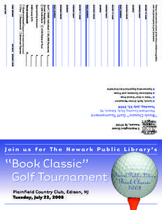 golf invitation-brochure 2008