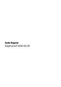 Sudo Regular Glyph proof Sudo Regular  000D