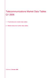 Microsoft Word - Telecoms Data Tables Q1 2006 finaldoc