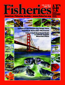 Fisheries Vol 32 no 6 June 2007 American Fisheries Society • www.fisheries.org