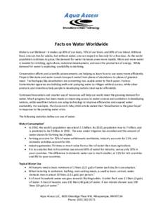 Microsoft Word - Water Statistics Document.docx