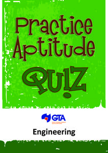 Engineering   Engineering Practice Aptitude Quiz It is critical for young people to build their career management skills so they can make informed choices 