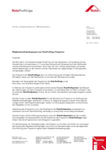 Roto Dach- und Solartechnologie GmbH · 97980 Bad Mergentheim  Datum 01. Januar 2016 Ansprechpartner Dr. Ulrike Weikart