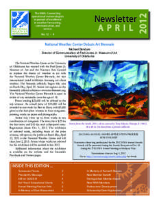 No. 12 – 4  Newsletter A P R I L  2012