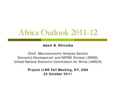 Microsoft PowerPoint - 13_Africa outlook_Revised.ppt