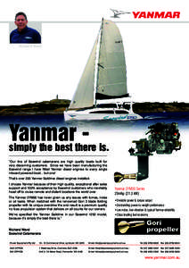 Yanmar / Seawind 300C / Inboard motor / Saildrive / Watercraft / Yanmar 2GM20 / Marine propulsion / Propulsion / Transport
