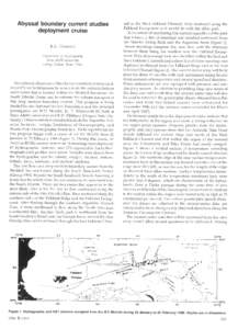 Antarctic Circumpolar Current / Expendable bathythermograph / Abyssal plain / Atlantic Ocean / Weddell Sea / Antarctic Bottom Water / Physical geography / Oceanography / Earth