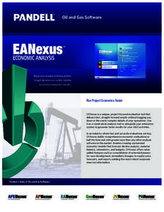 Oil and Gas Software  Base your project and acquisition target decisions on solid, reliable economic evaluation results.