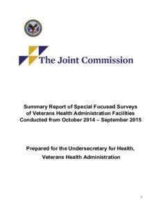 Microsoft Word - Joint Commisson Report Final Focused Survey Summation May 2016.docx
