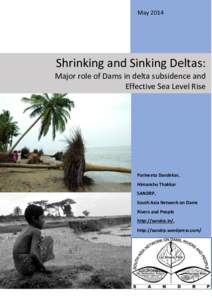 MayShrinking and Sinking Deltas: Major role of Dams in delta subsidence and Effective Sea Level Rise