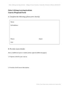 Microsoft Word - osher-course-proposal-form.doc