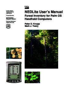 United States Department of Agriculture NEDLite User’s Manual