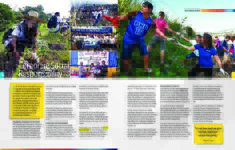 2014 ANNUAL REPORT EXEMPLIFYING FILIPINO BANKING EXCELLENCE  Corporate Social Responsibility  28